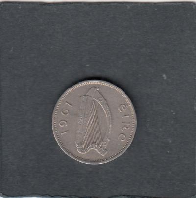 Beschrijving: 6 Pence  DOG  